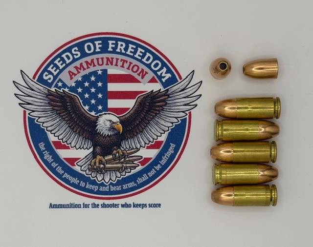 9mm 124 FMJ Delta Precision HPV2 Remanufactured Ammunition
