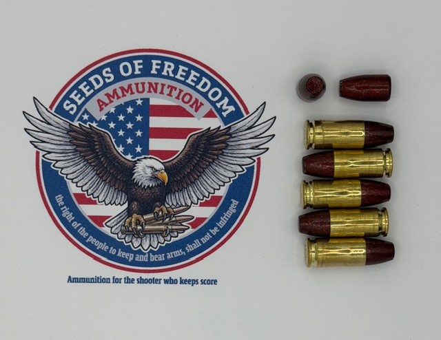 9mm 147gr Hi-Tek Coated flat-nosed Remanufactured Ammunition — 1,000-round case